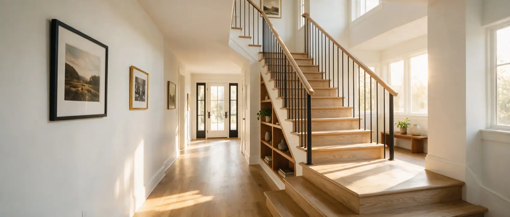 Renovated Calgary home interior in daylight